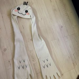 Cute cosplay hat with gloves